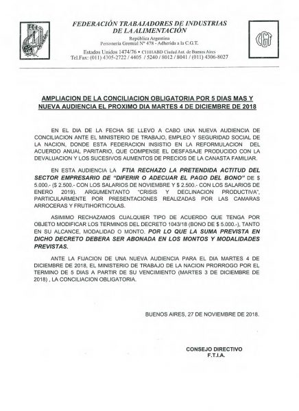 comunicado ftia