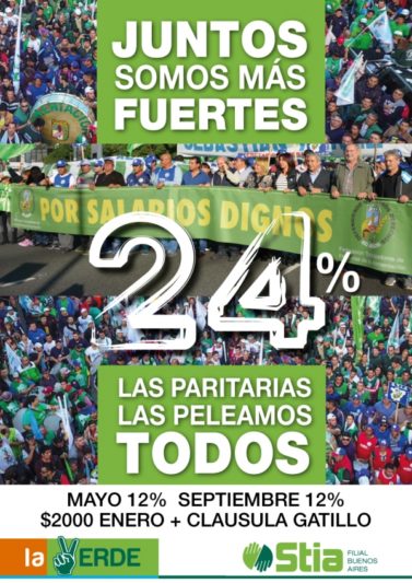 CERRAMOS LAS PARITARIAS 24%