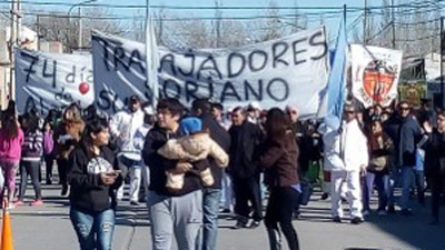 Chubut: el reclamo de los trabajadores de Algas Soriano cumplió un año